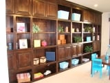 Custom Cabinets with Shelving Spaces
